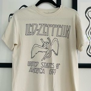 Brandy Melville Led Zeppelin Graphic Top